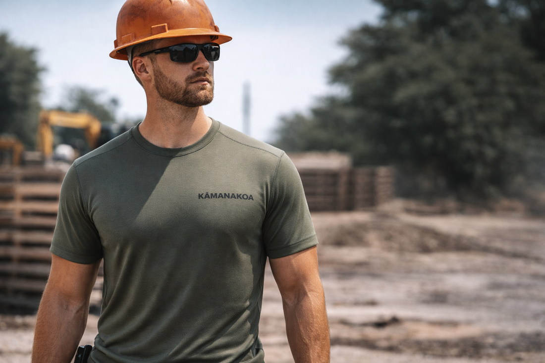 Best Blue Collar T-Shirts for Hot Weather Jobs | KĀMANAKOA®